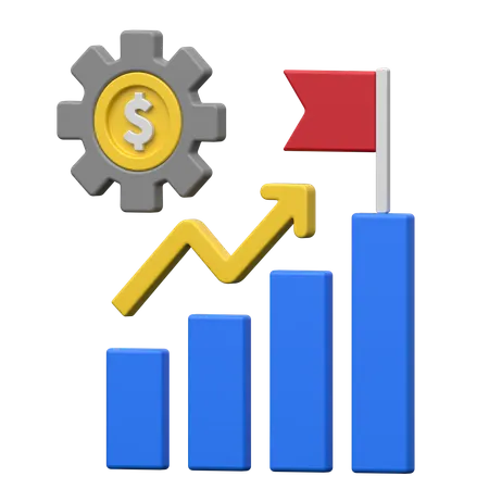 Finance development  3D Icon