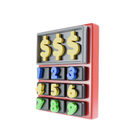 Finance Document  3D Icon