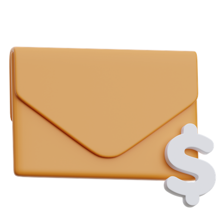 Finance Email  3D Icon