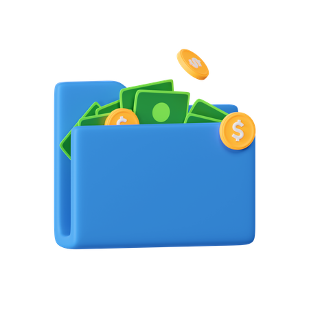 Finance Folder  3D Icon