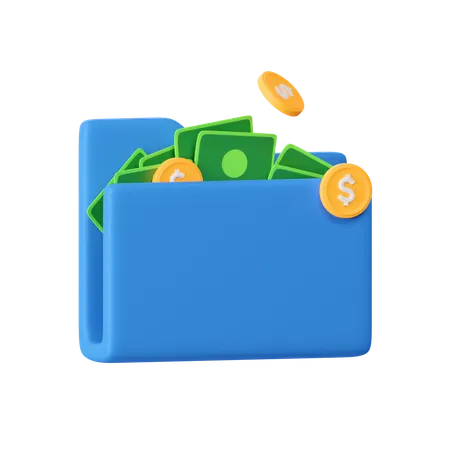 Finance Folder  3D Icon