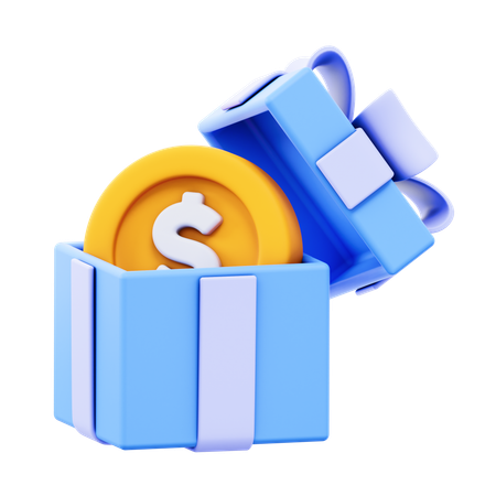 Finance Gift  3D Icon