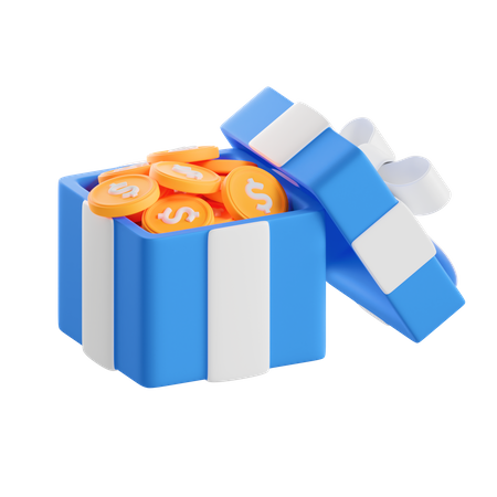 Finance Gift  3D Icon