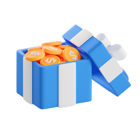 Finance Gift 3D Icon