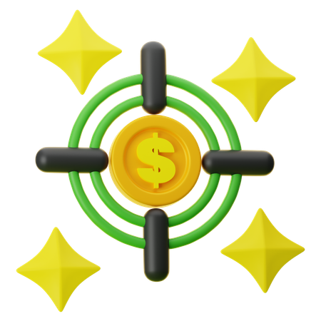 FINANCE GOAL  3D Icon