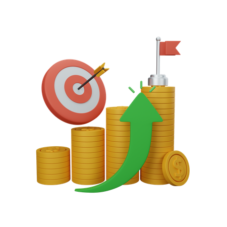 Finance Goals 3D Icon