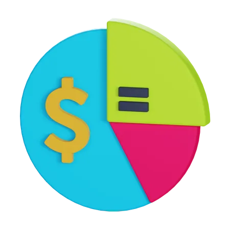 Finance Graph  3D Illustration