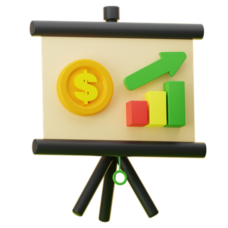 FINANCE GROWTH  3D Icon