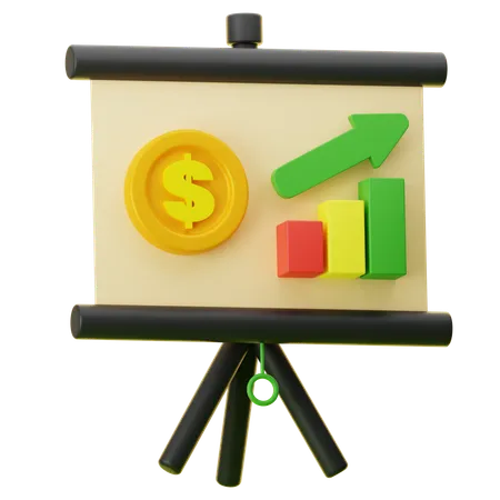 FINANCE GROWTH  3D Icon