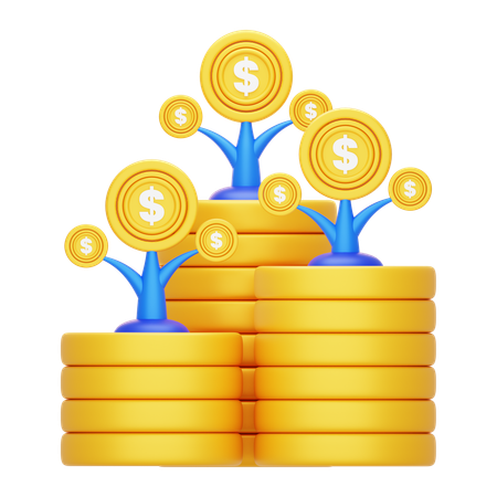 Finance Growth  3D Icon