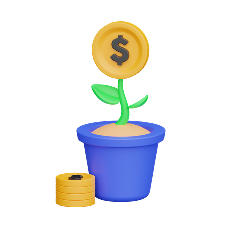 Finance Growth  3D Icon