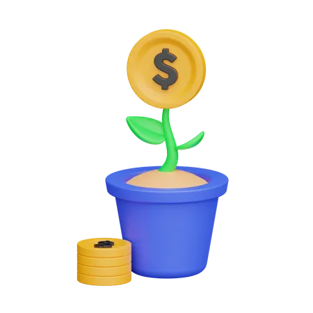 Finance Growth  3D Icon