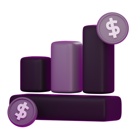 Finance Growth  3D Icon