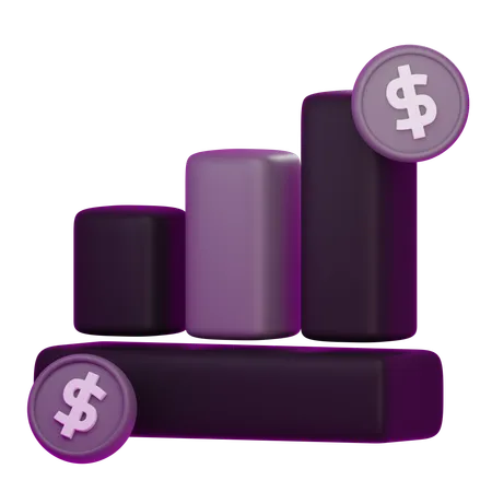 Finance Growth  3D Icon