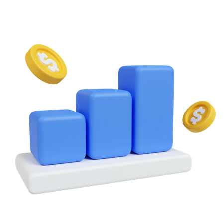 Finance Growth  3D Icon