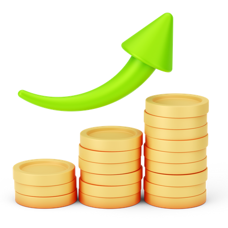 Finance Growth  3D Icon