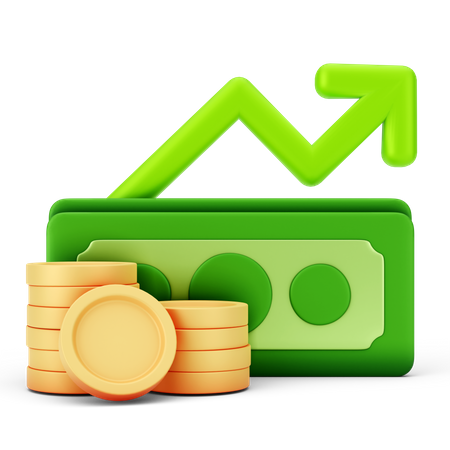 Finance Growth  3D Icon