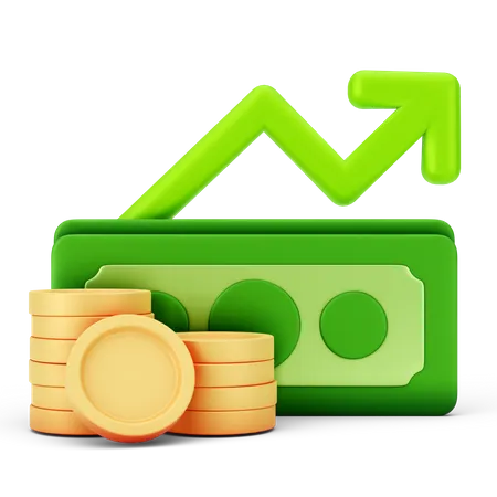 Finance Growth  3D Icon