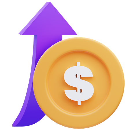Finance Growth  3D Icon