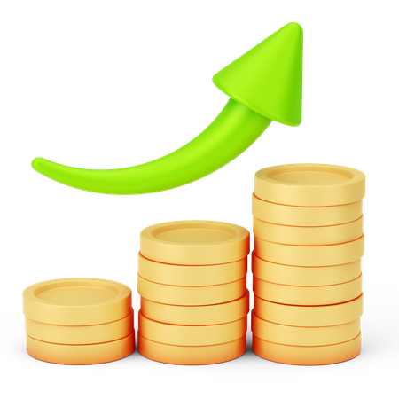 Finance Growth 3D Icon