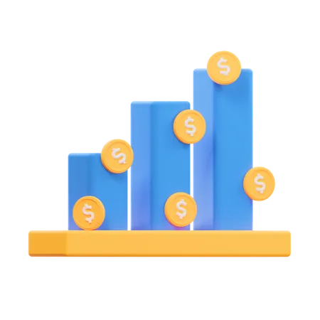 Finance Growth 3D Icon