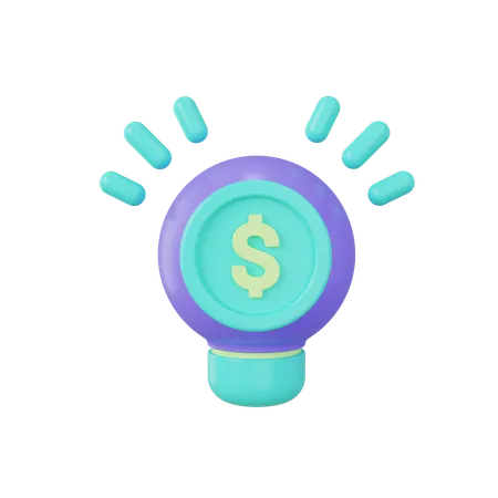 Finance Idea  3D Icon