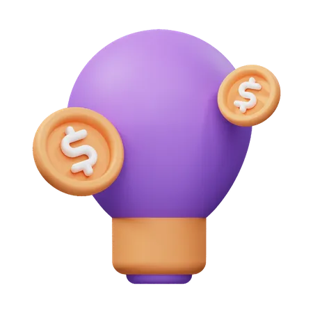 Finance Idea  3D Icon