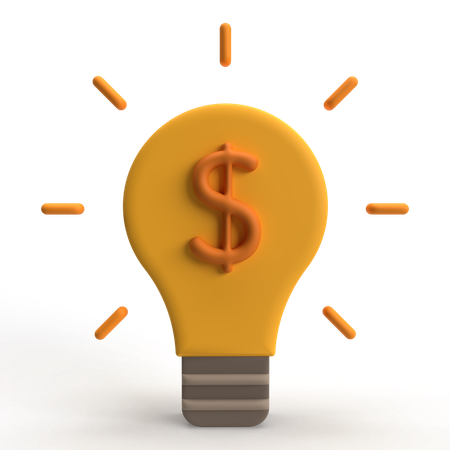Finance Idea  3D Icon