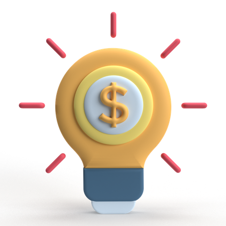 Idée de financement  3D Icon