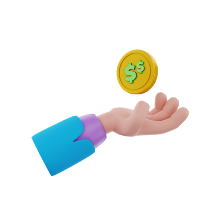Finance In Hand  3D Icon