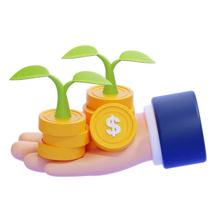 Finance Investment  3D Icon