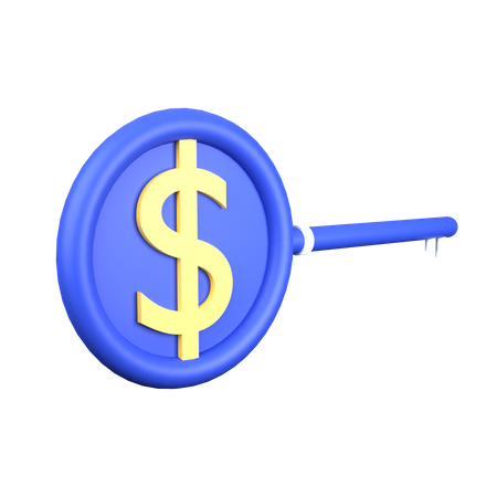 Finance Key  3D Icon