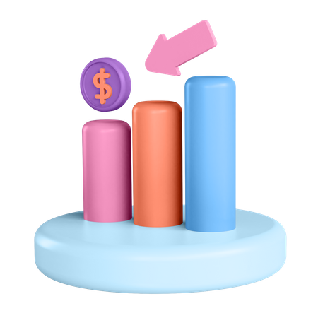Finance Loss  3D Icon