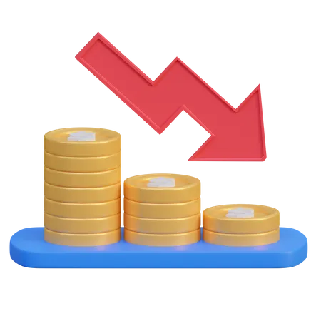 Finance Loss  3D Icon