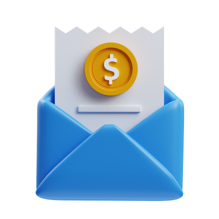 Finance Mail  3D Icon