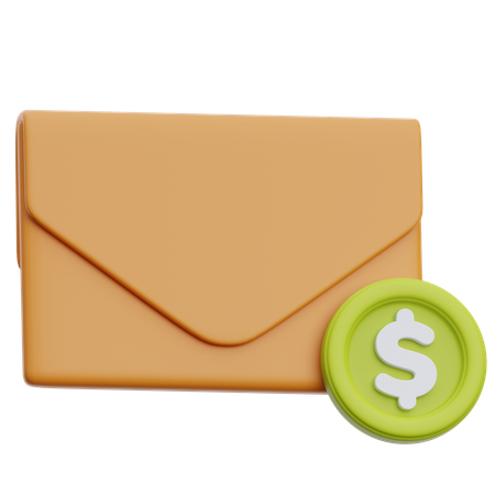 Finance Mail  3D Icon