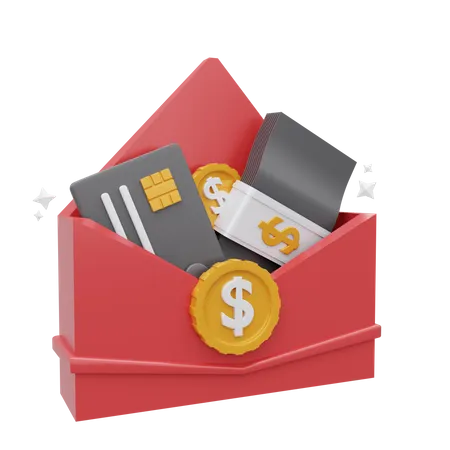 Finance Mail  3D Icon