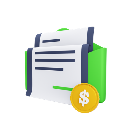 Finance Mail  3D Icon