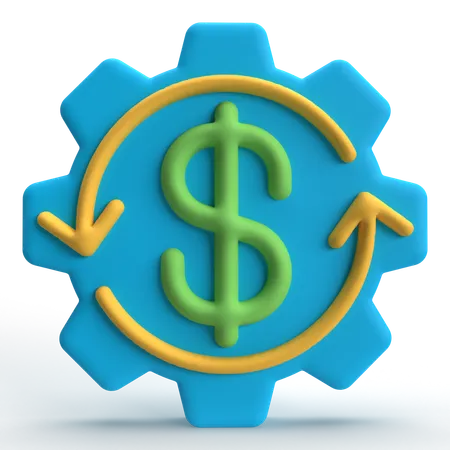 Finance Management  3D Icon