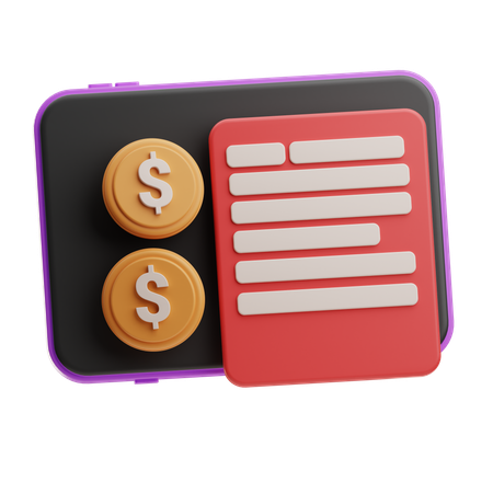 Finance Management  3D Icon