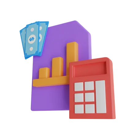 Finance Management  3D Icon