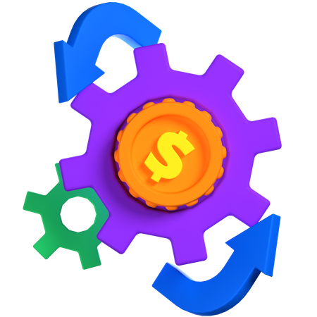 Finance Management  3D Icon