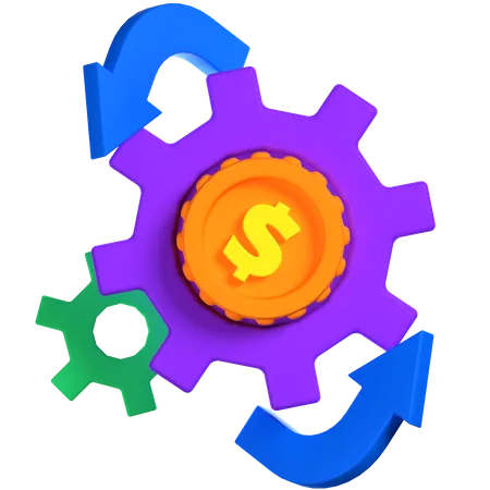 Finance Management  3D Icon