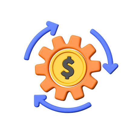 Finance Management  3D Icon