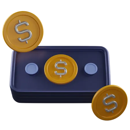 3 D Render Finance Money Illustration 3D Icon