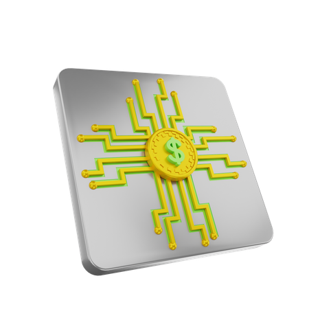 Finance Network  3D Icon