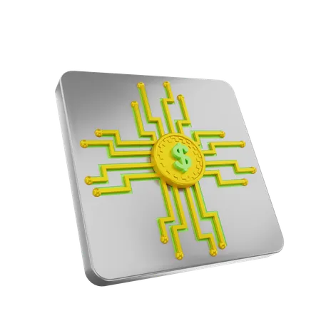 Finance Network  3D Icon