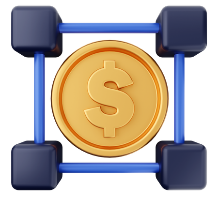 Finance Network  3D Icon