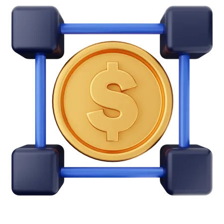 Finance Network  3D Icon