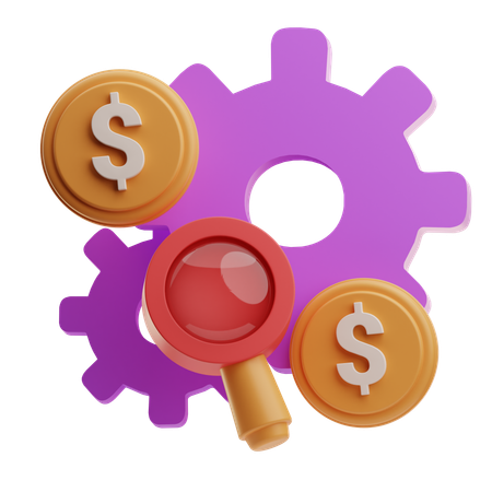 Finance Optimization  3D Icon